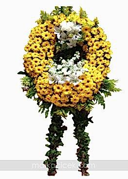 Sarı-Beyaz Vip Cenaze Çelengi