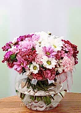 Fanusta Kır Çiçekleri