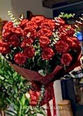 25 Kırmızı Gül Buketi