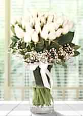 Vazoda Beyaz Güller